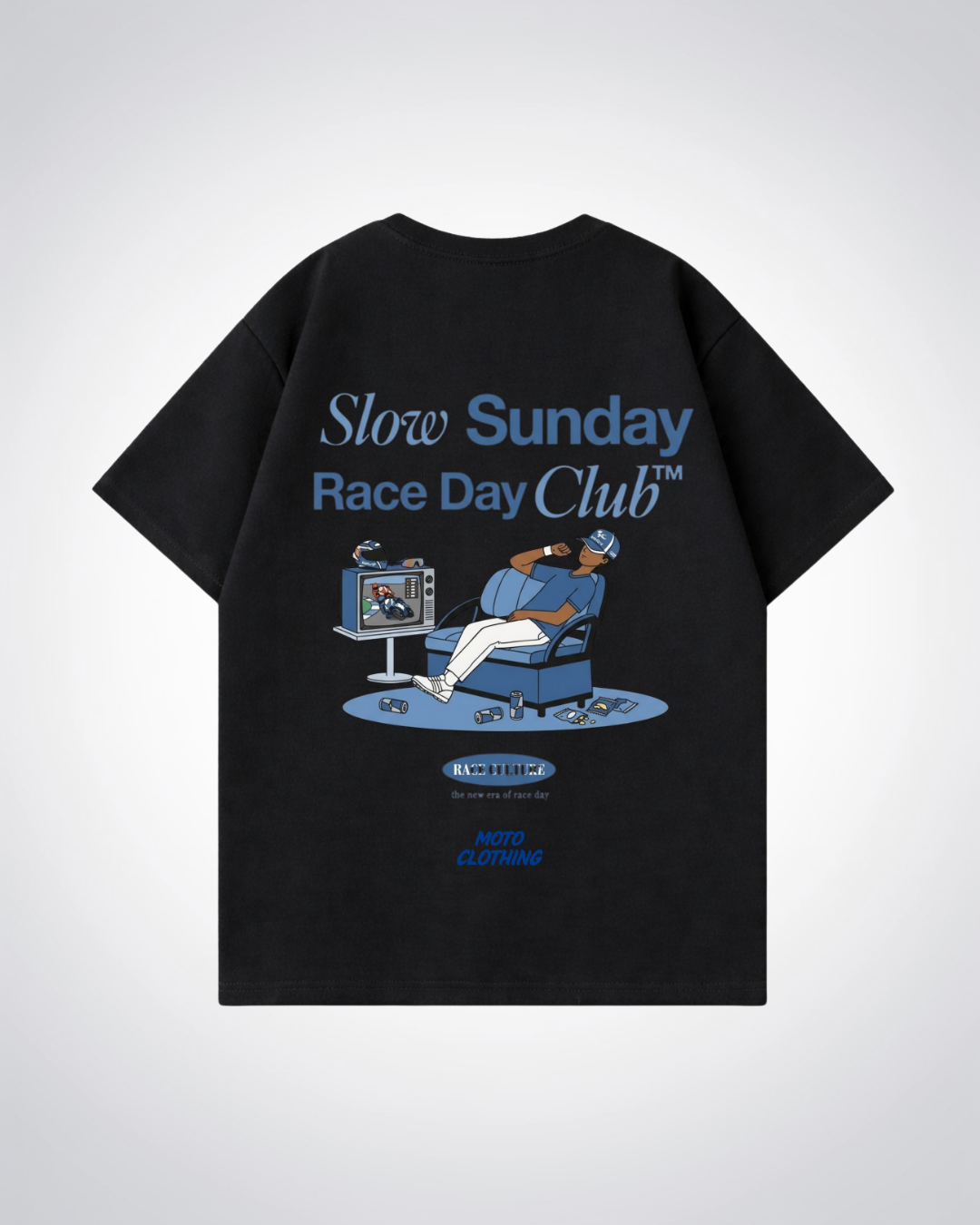 Slow Sunday Race Club Oversized Shirt