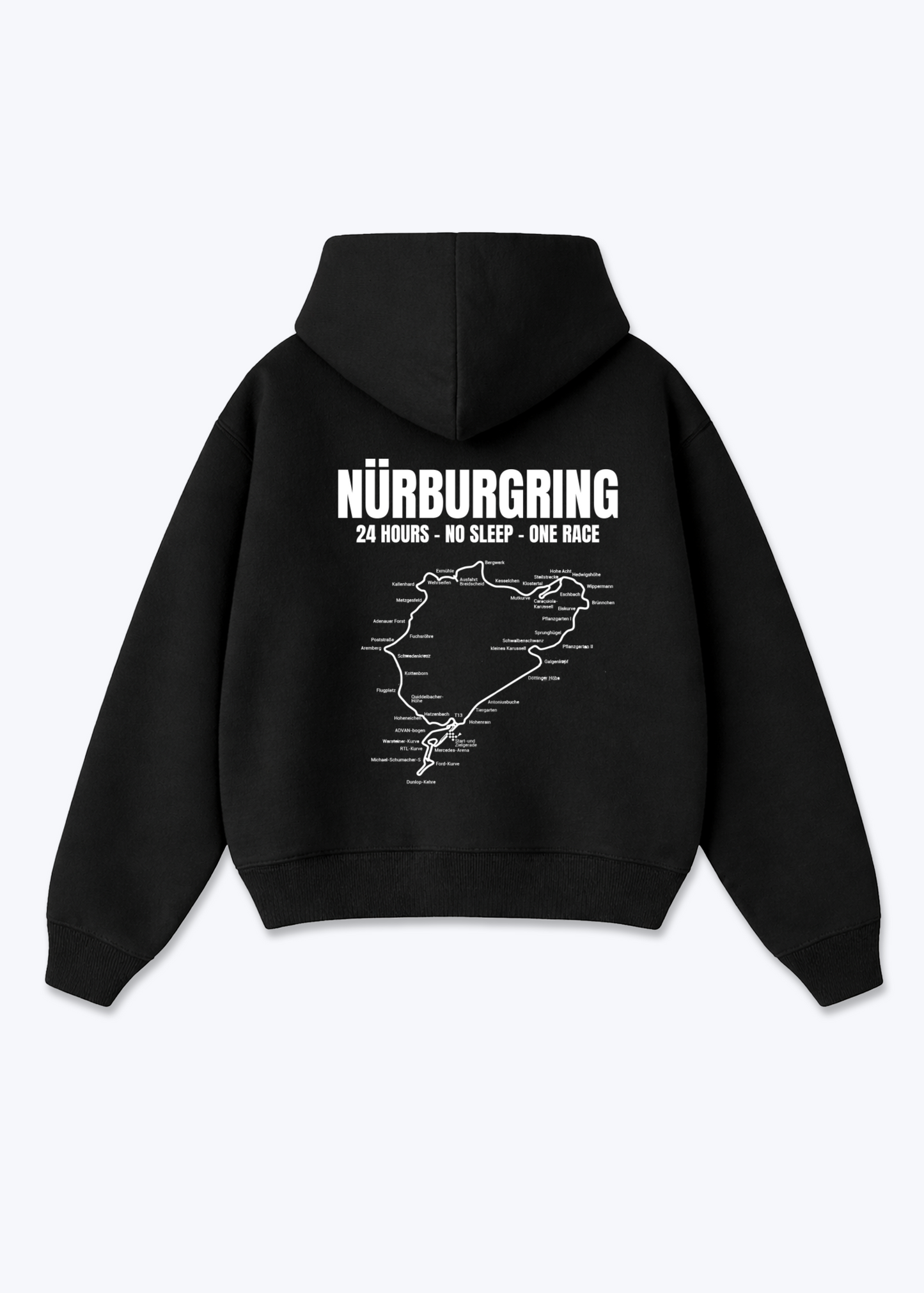 Oversized Hoodie - Black Back (Designed)
