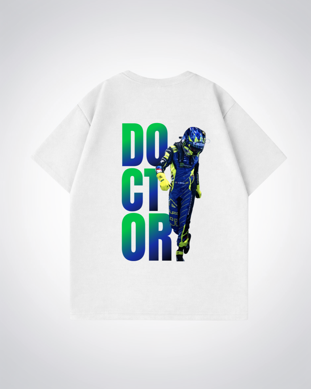 Doctor Oversized Shirt - White Back (Designed)