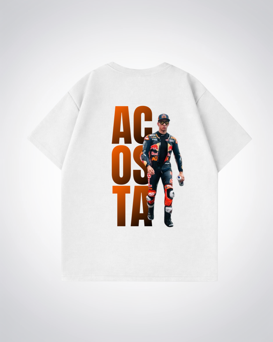 Acosta Oversized Shirt - White Back (Designed)