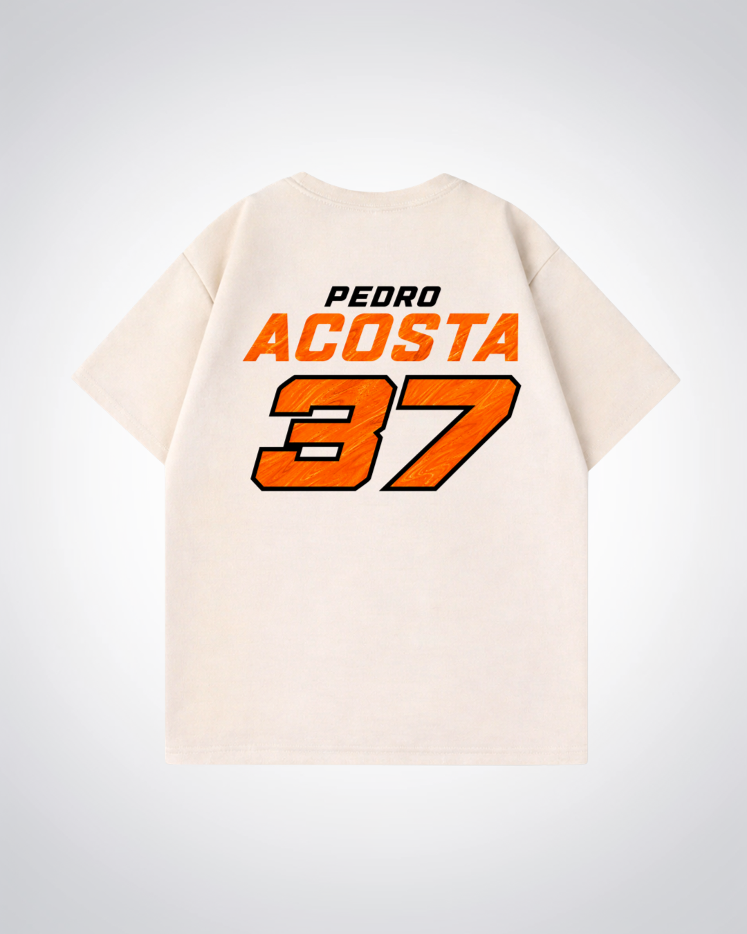 Acosta Trikot Oversized Shirt - Beige Back (Designed)