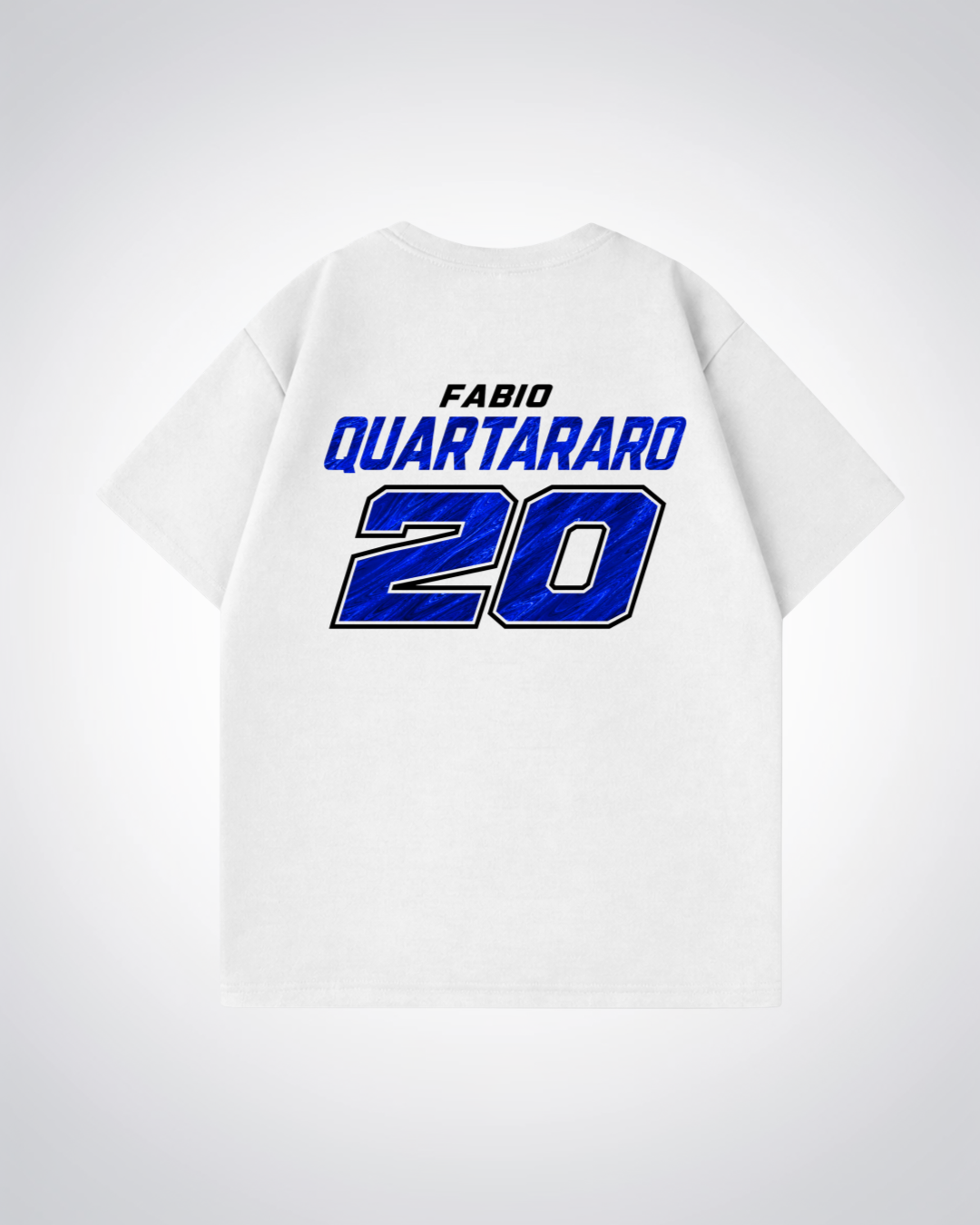 Quatararo Trikot Oversized Shirt - White Back (Designed)