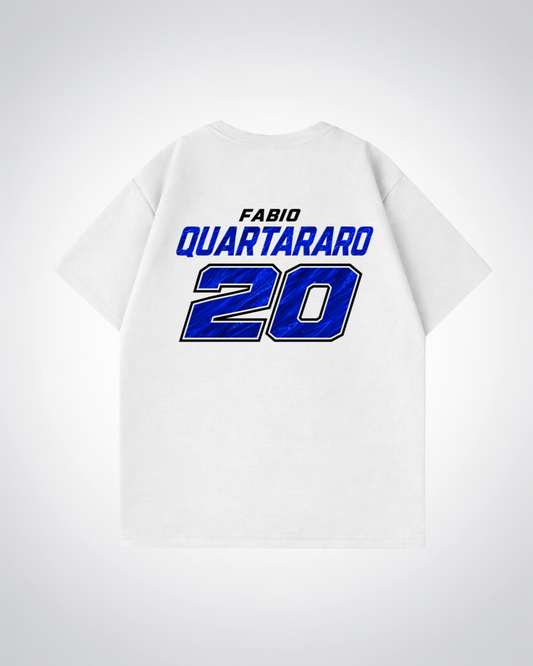 Quatararo Trikot Oversized Shirt - White Back (Designed)