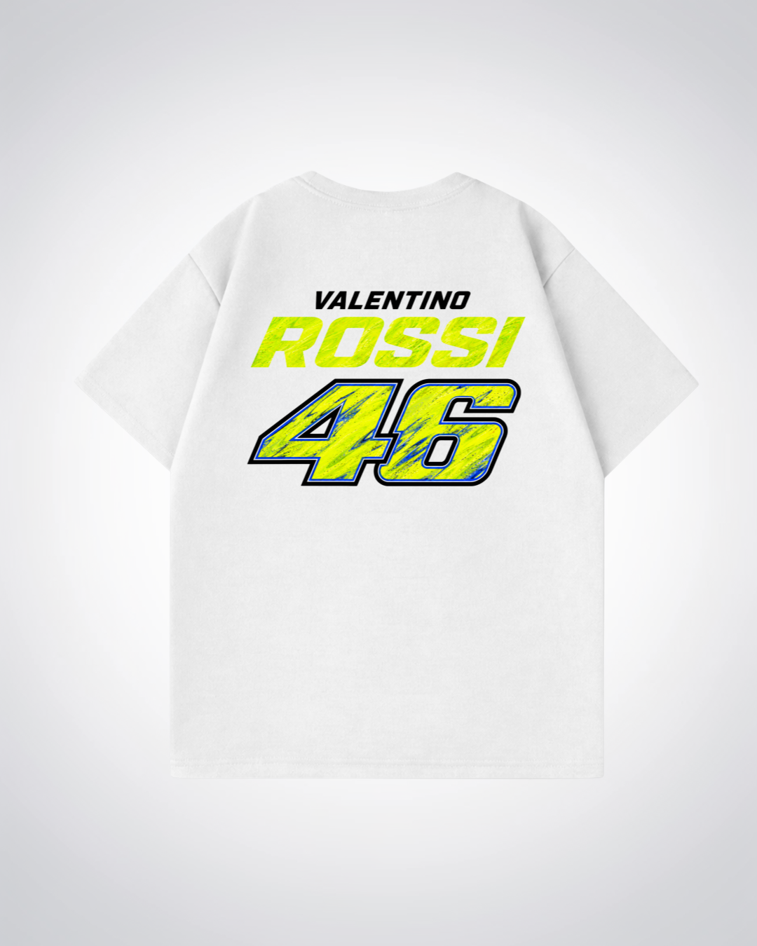 Rossi Trikot Oversized Shirt - White Back (Designed)