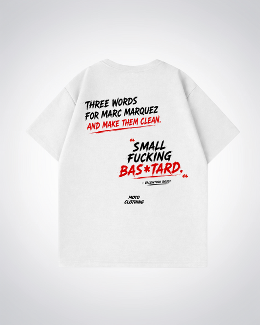 Small **** ****  Oversized Shirt - White Back (Designed)