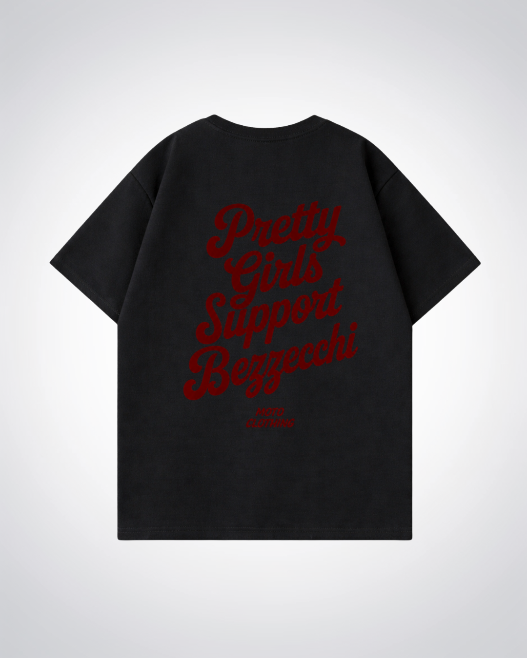 Pretty Girls Support Bezzecchi Oversized Shirt - Black Back (Designed)