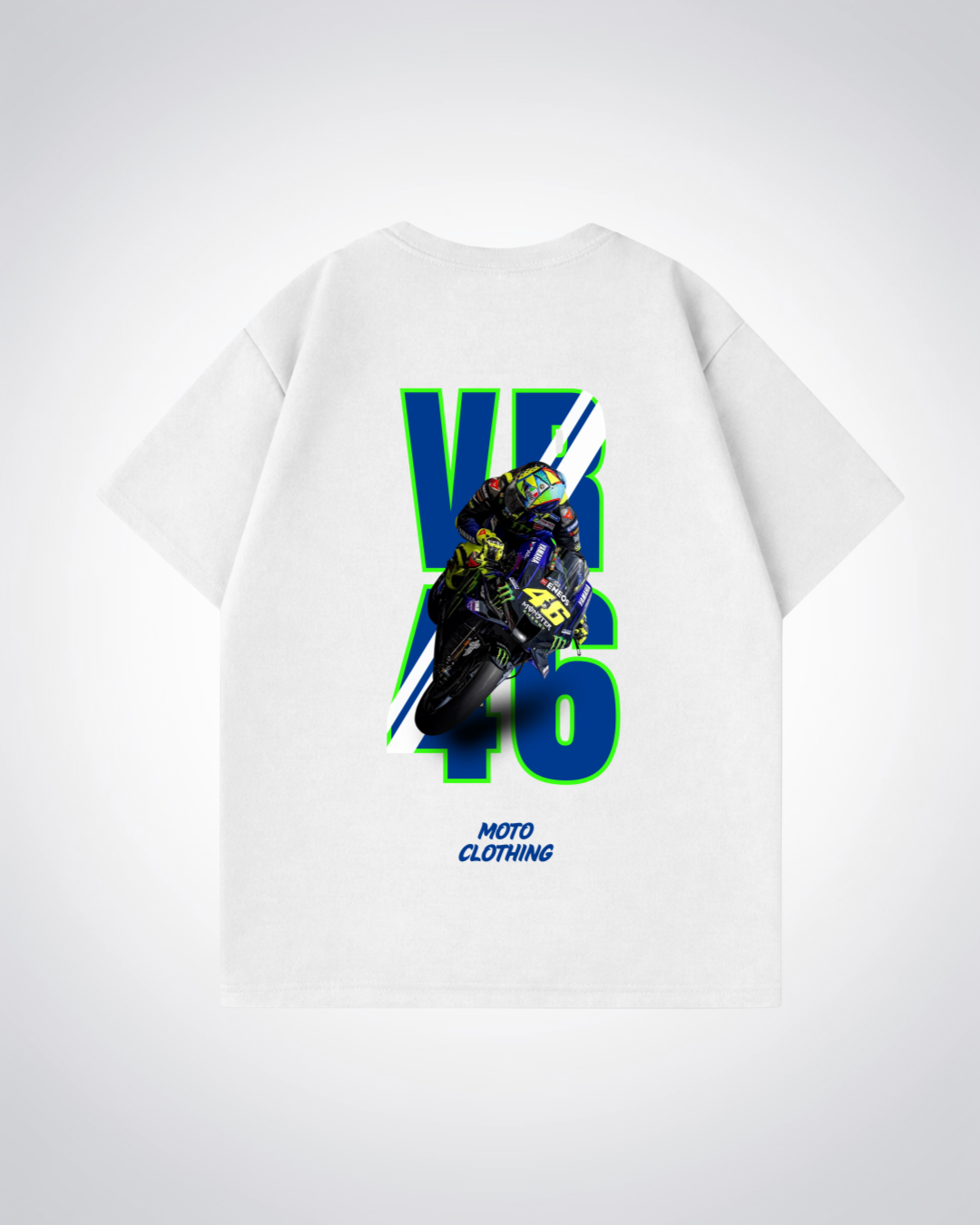 VR46 Oversized Shirt - White Back (Designed)