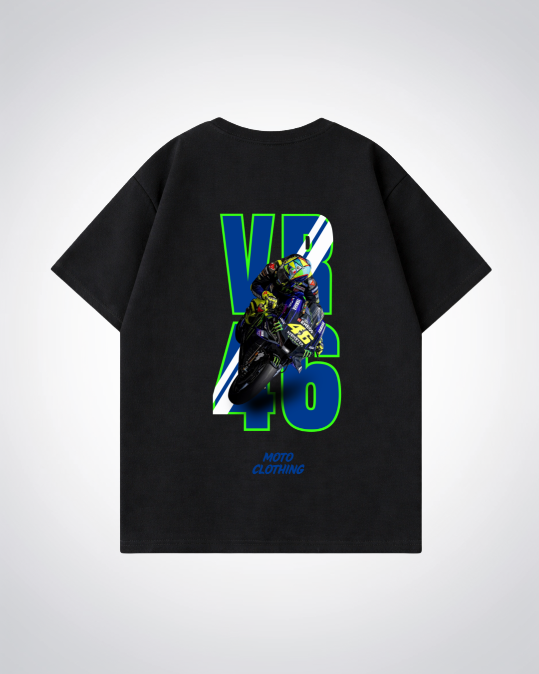 VR46 Oversized Shirt - Black Back (Designed)