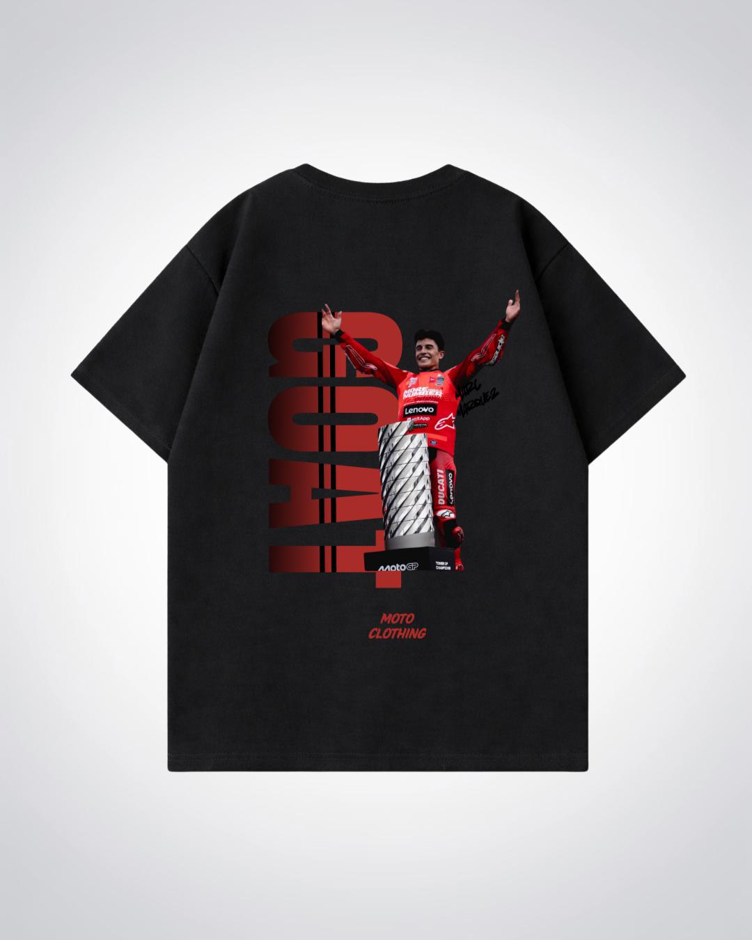 Goat MM93 Oversized Shirt - Black Back (Designed)