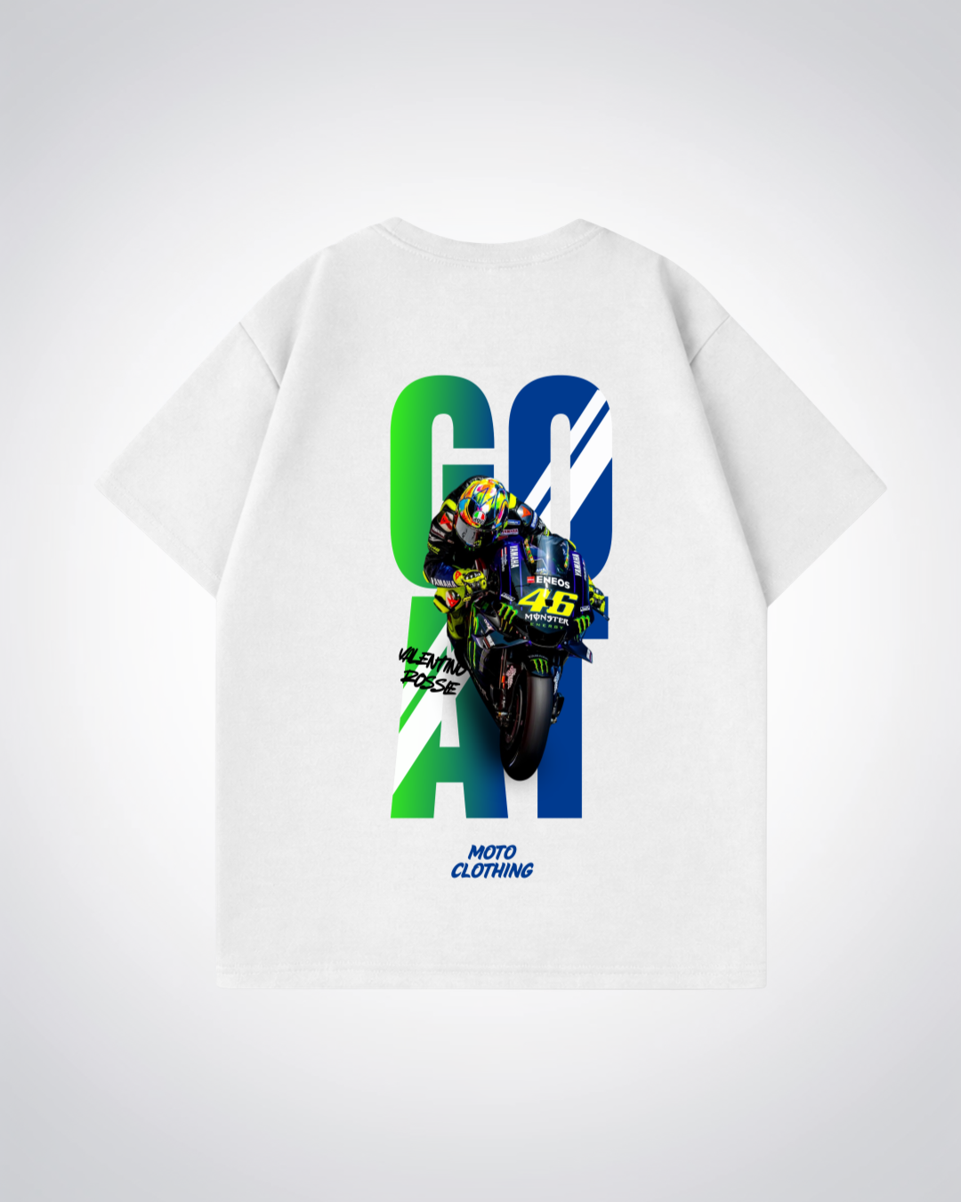 Goat VR47 Oversized Shirt - White Back (Designed)