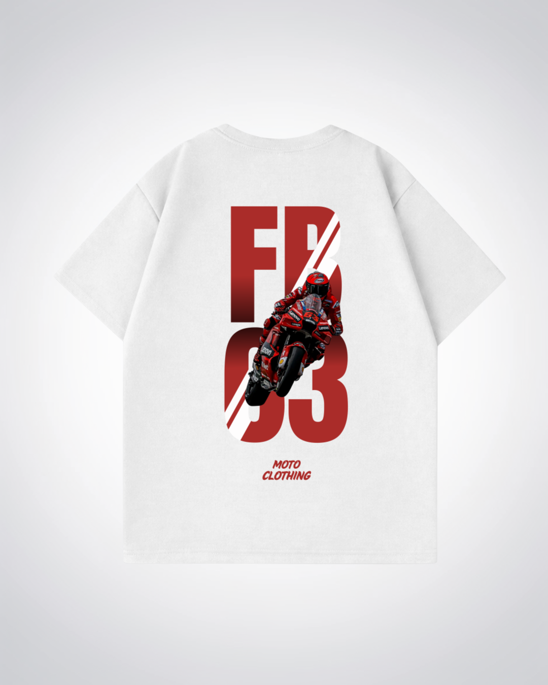 FB63 Oversized Shirt - White Back (Designed)