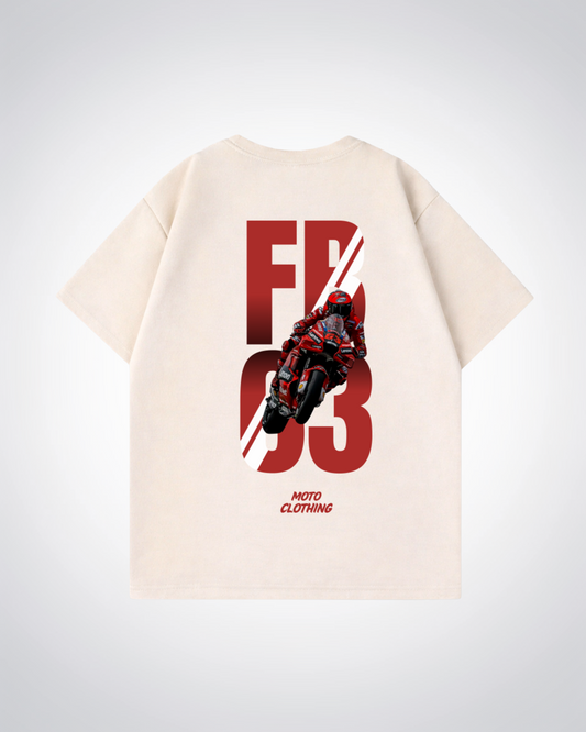 FB63 Oversized Shirt - Beige Back (Designed)