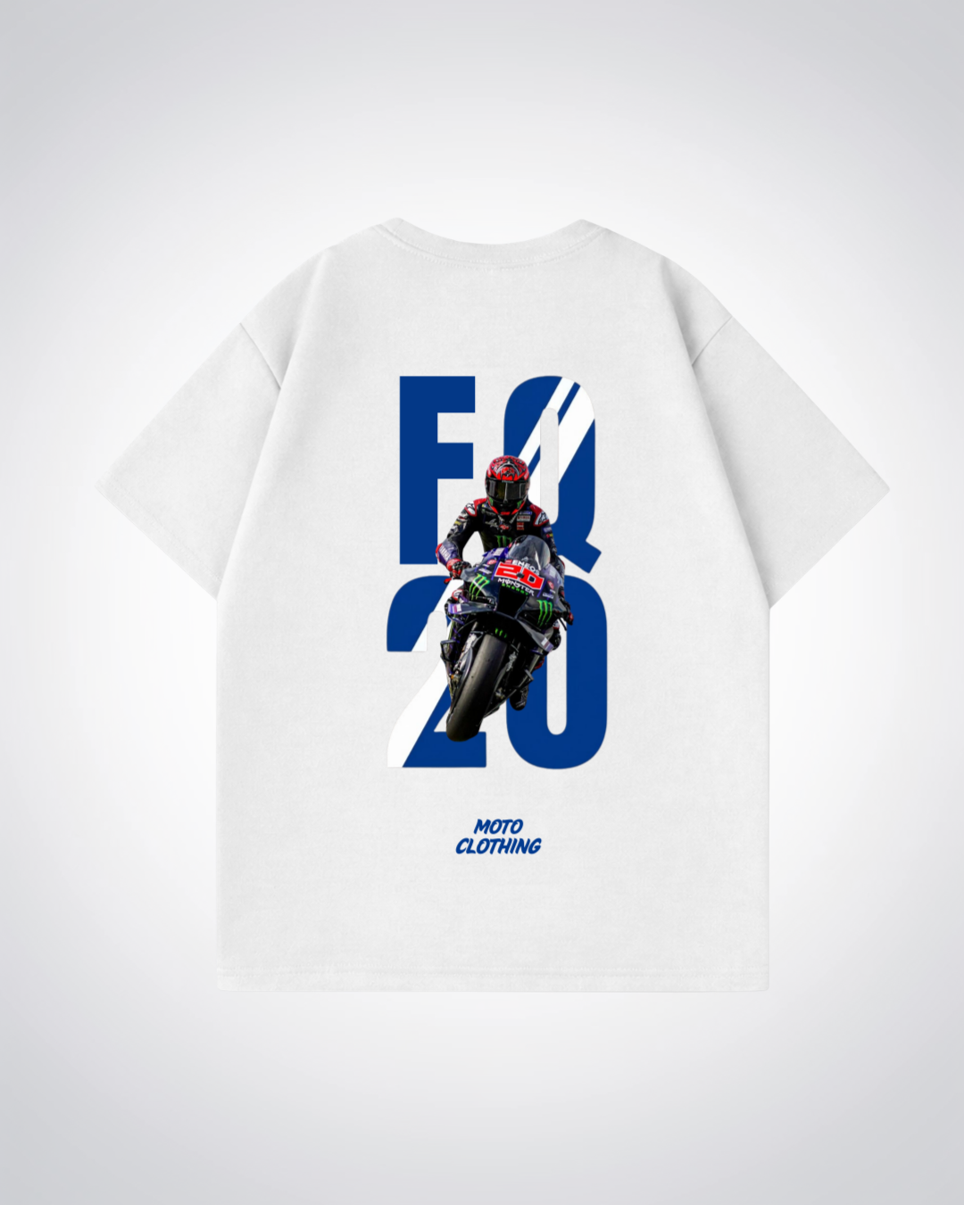 FQ20 Oversized Shirt - White Back (Designed)