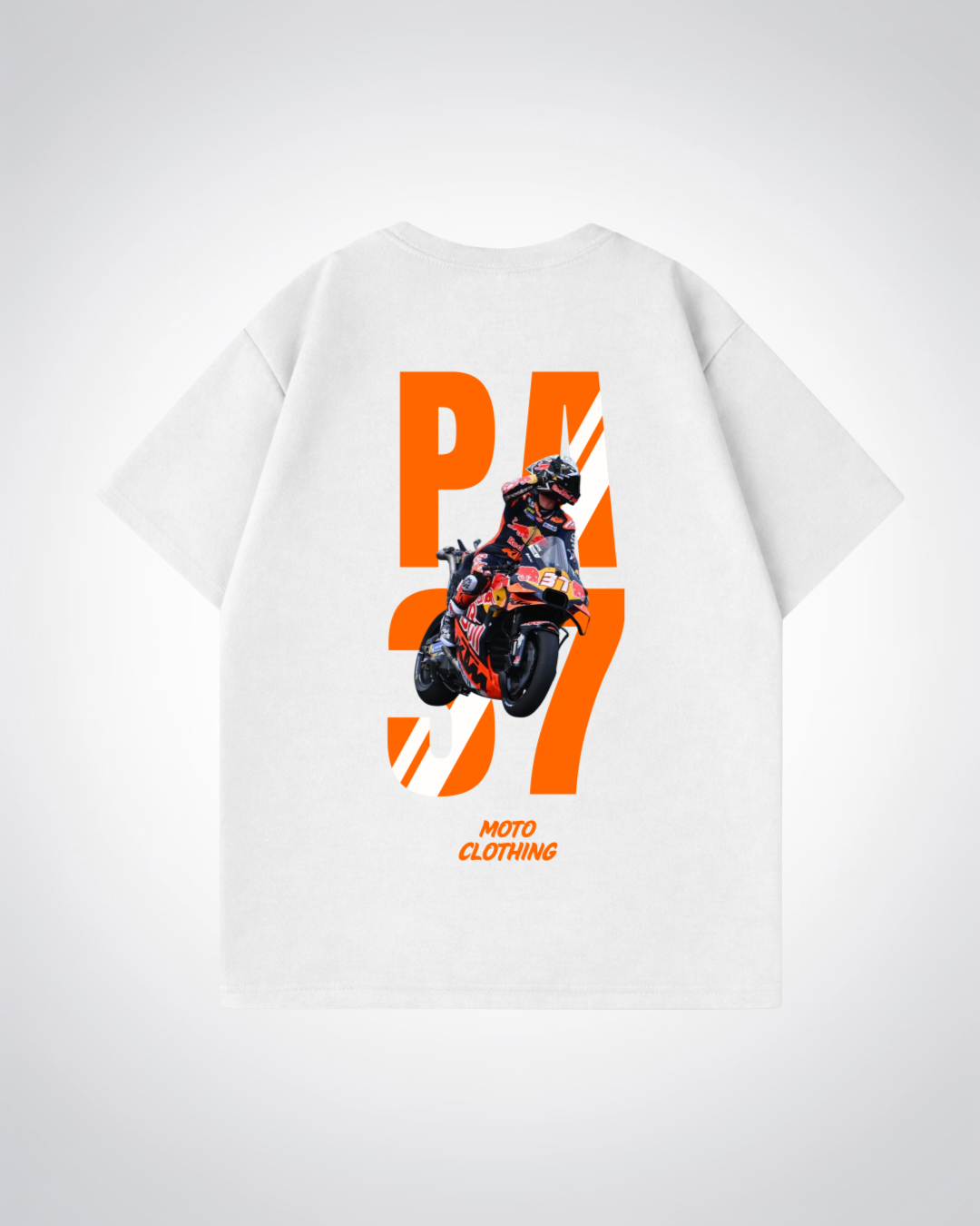 PA37 Oversized Shirt - White Back (Designed)