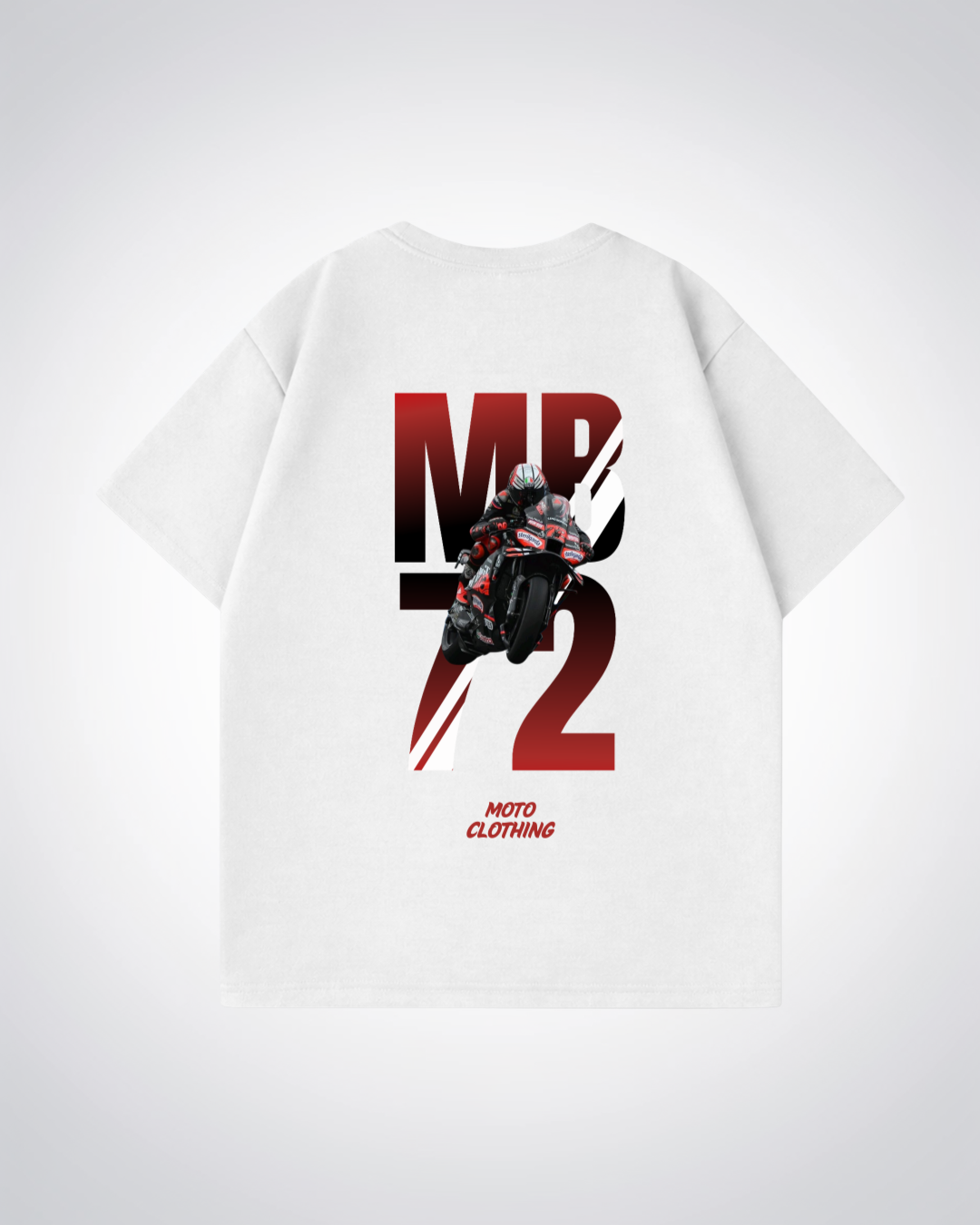 MB72 Oversized Shirt - White Back (Designed)