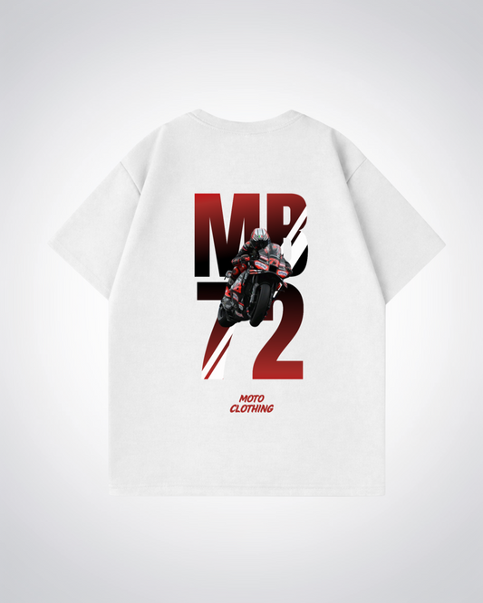 MB72 Oversized Shirt - White Back (Designed)