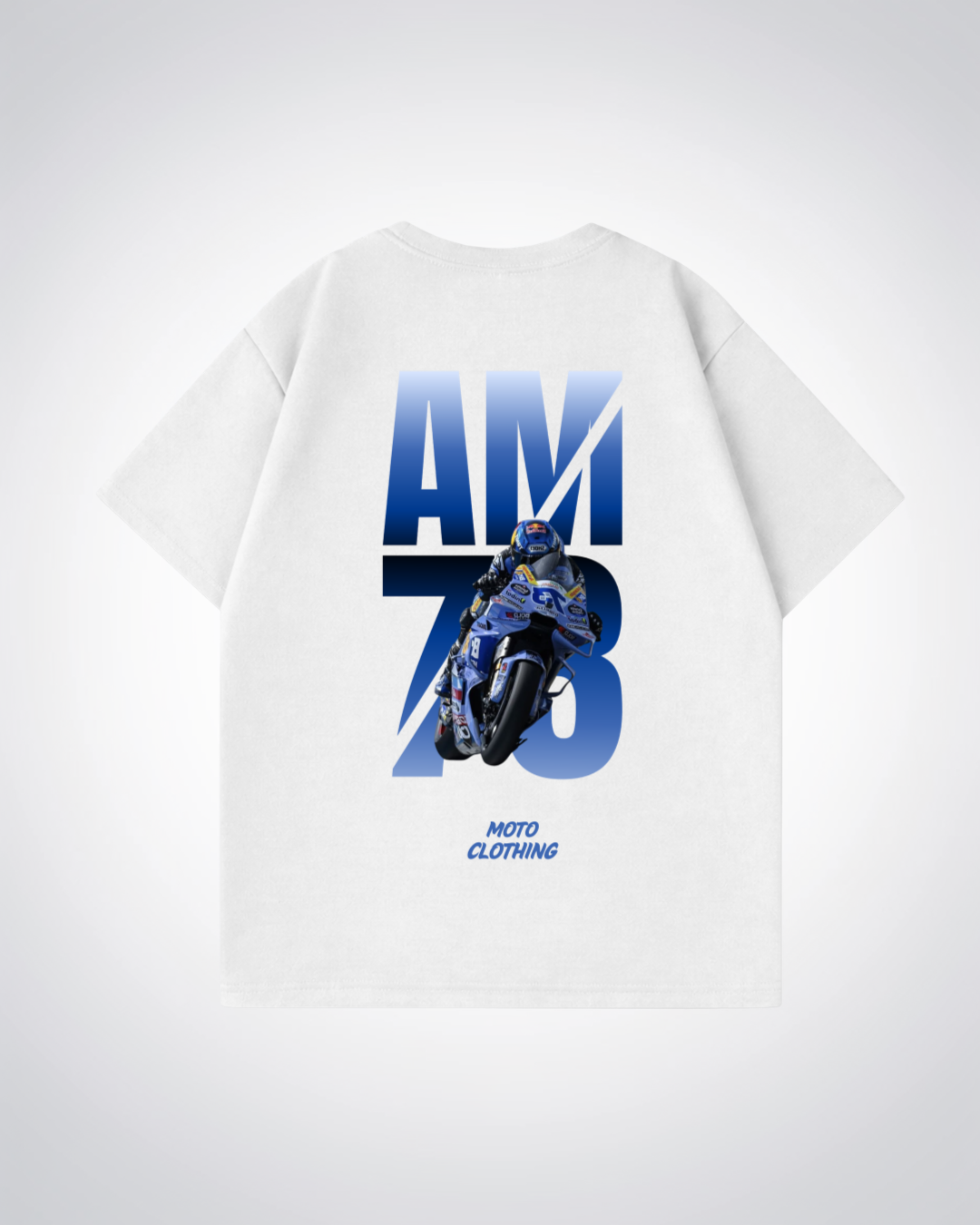AM73 Oversized Shirt - White Back (Designed)