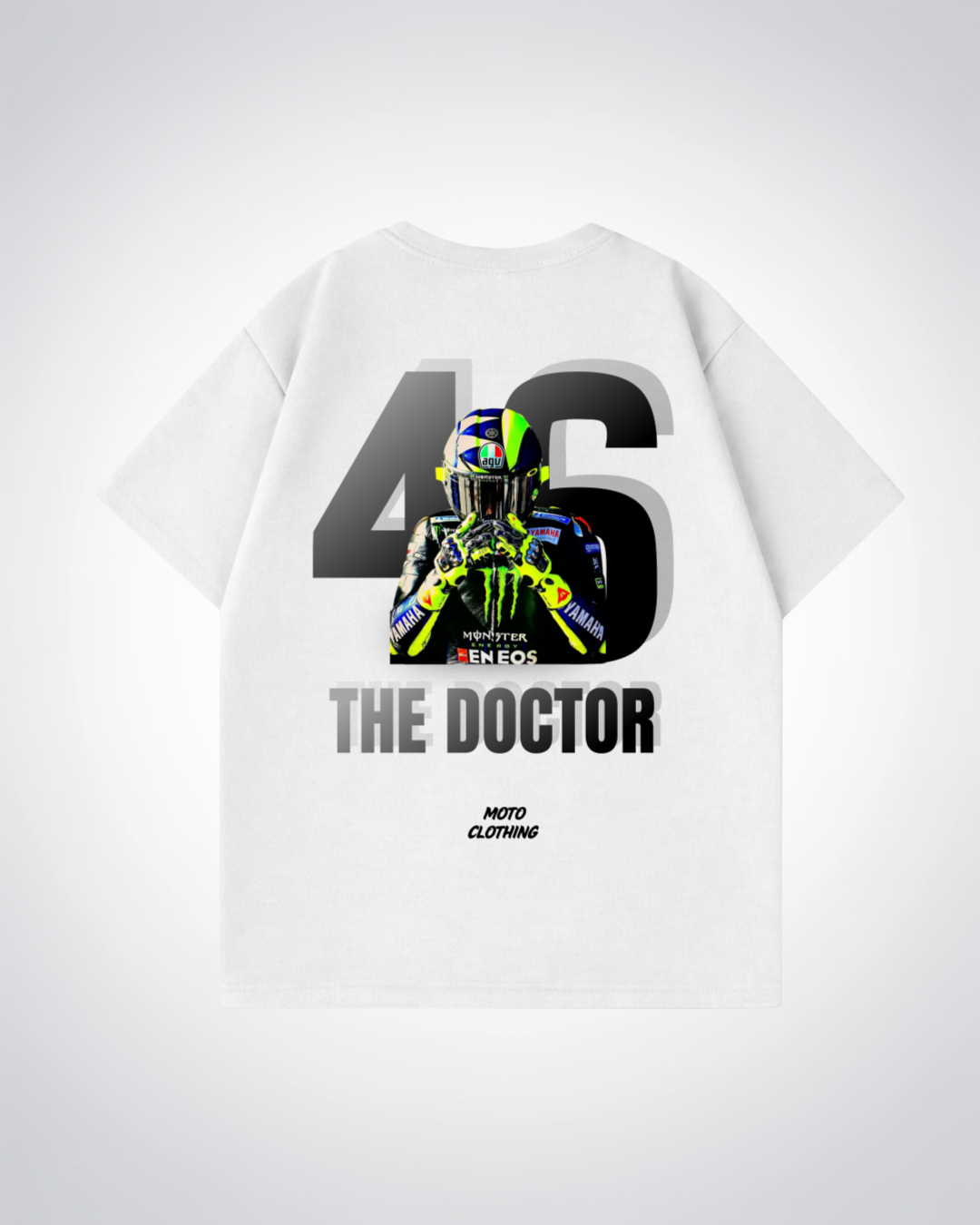 The Doctor Oversized Shirt - White Back (Designed)