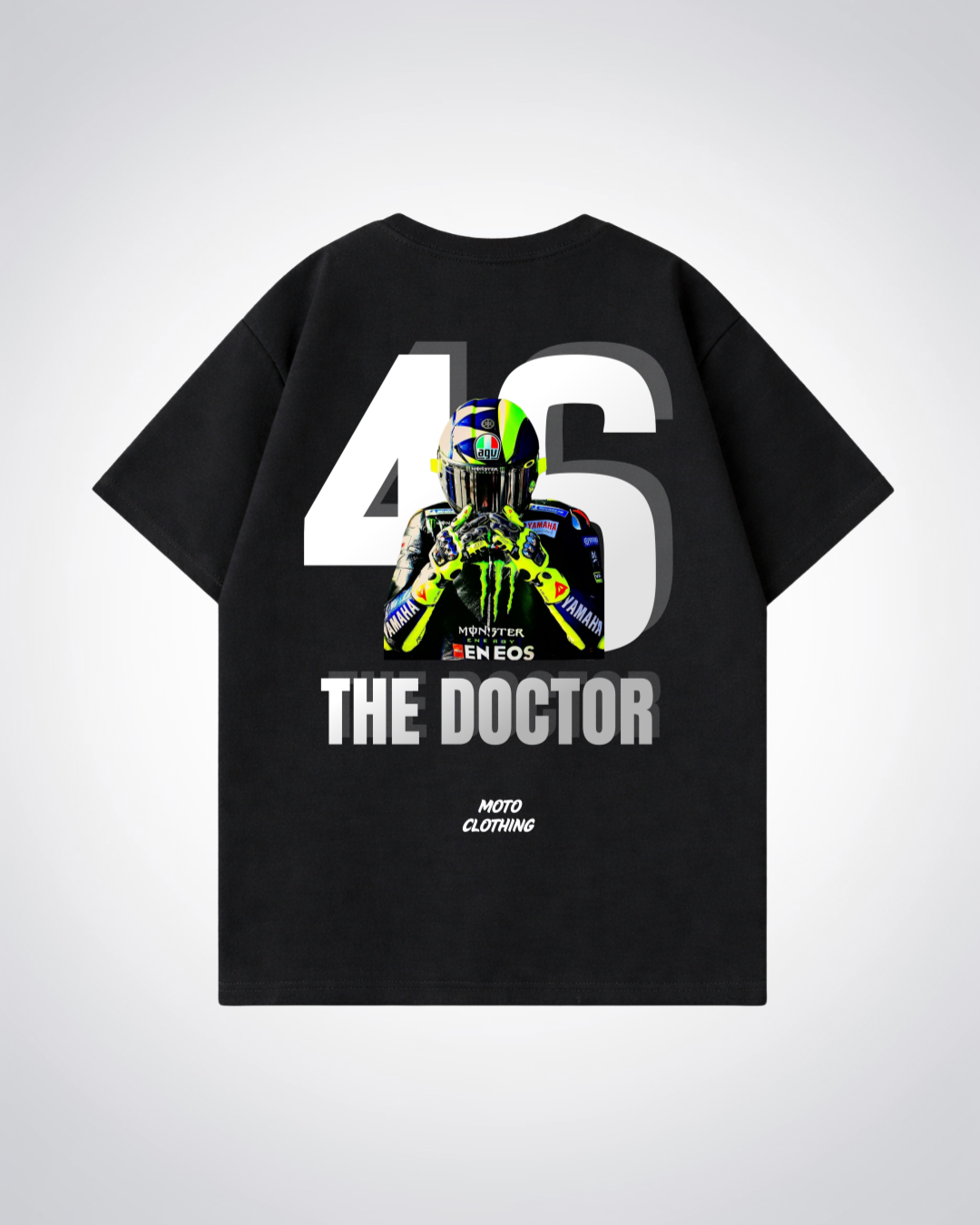 The Doctor Oversized Shirt - Black Back (Designed)