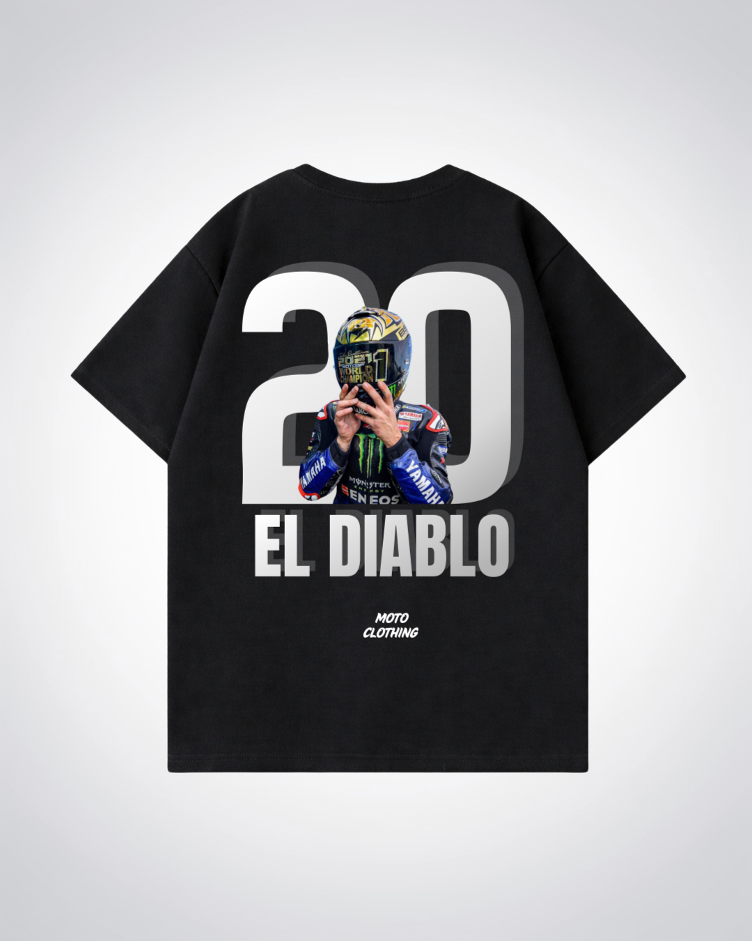 EL Diablo Oversized Shirt - Black Back (Designed)