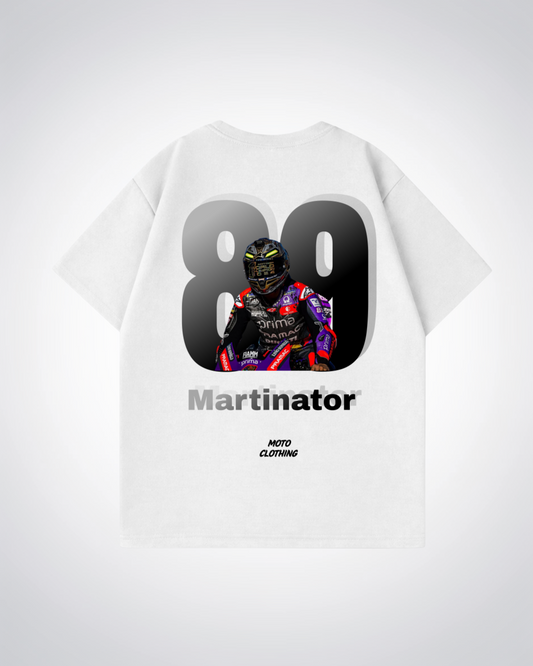 Martinator Oversized Shirt - White Back (Designed)