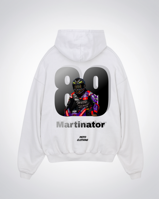 Martinator Oversized Hoodie - White Back (Designed)