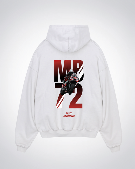 MB72 Oversized Hoodie - White Back (Designed)