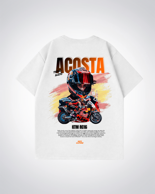 Acosta Oversized Shirt - White Back (Designed)