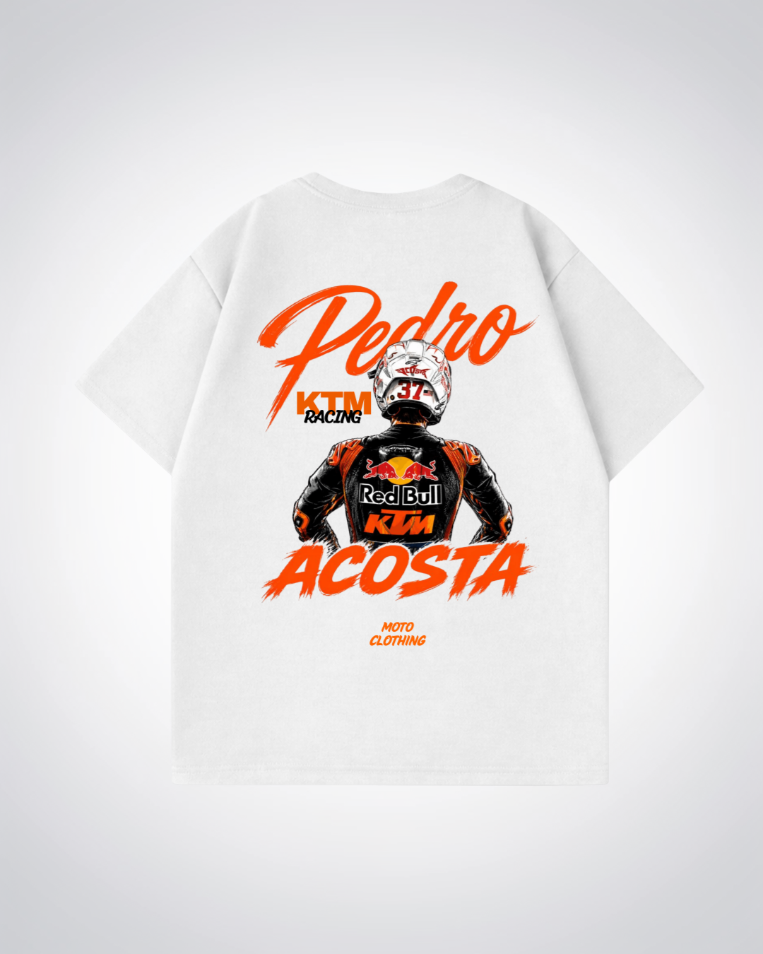 Acosta Racing Oversized Shirt - White Back (Designed)
