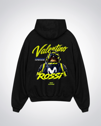  Rossi Racing Oversized Hoodie - Black Back (Designed)