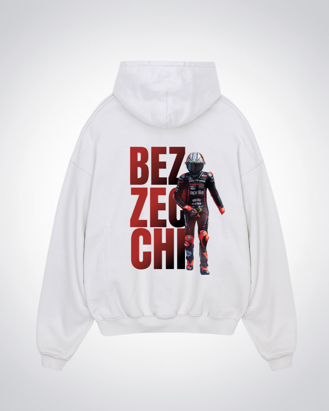 Bezzecchi Oversized Hoodie - White Back (Designed)