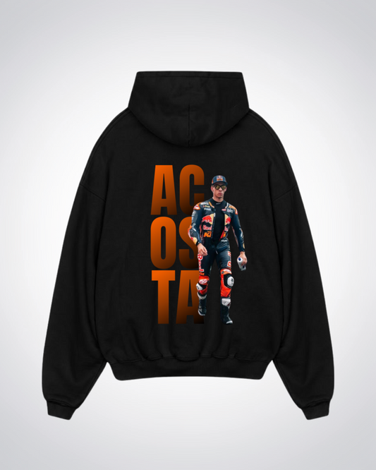 Acosta Oversized Hoodie - Black Back (Designed)