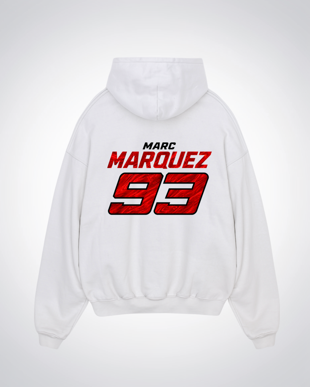 Bezzecchi Trikot Oversized Hoodie - White Back (Designed)