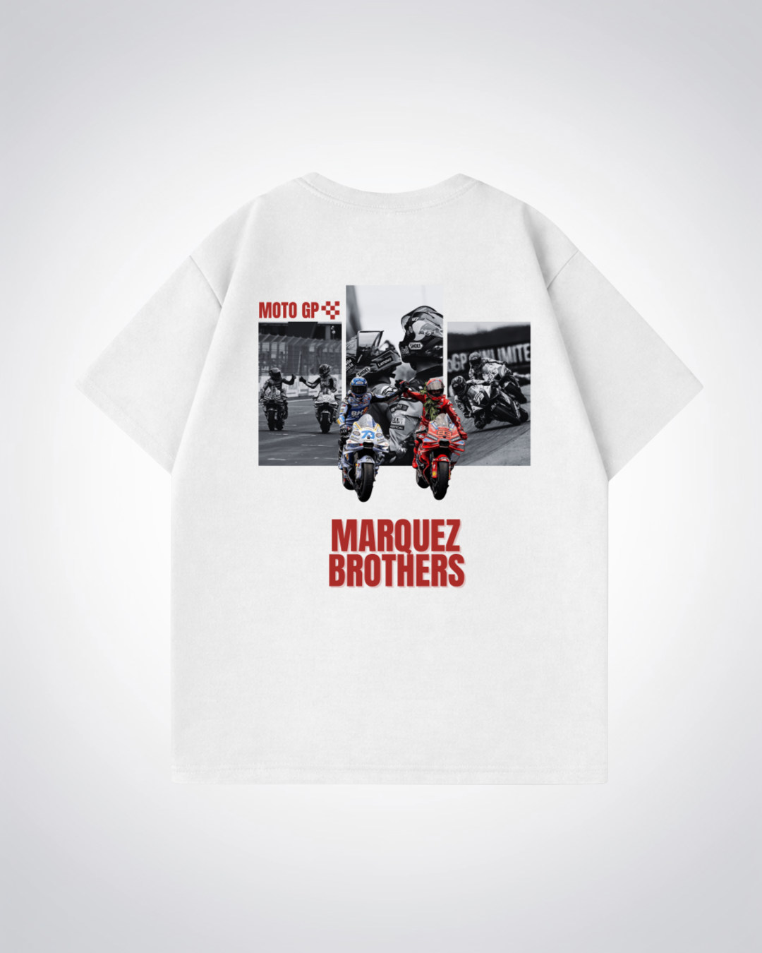 Marquez Brothers Oversized Shirt - White Back (Designed)