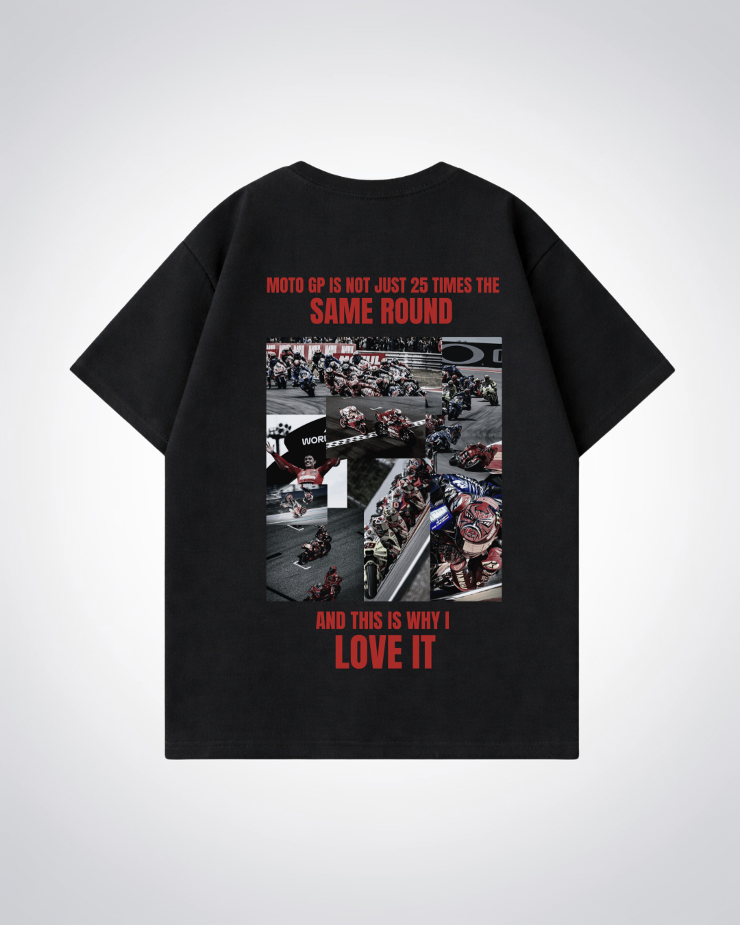Not Just 25 Times Oversized Shirt - Black Back (Designed)