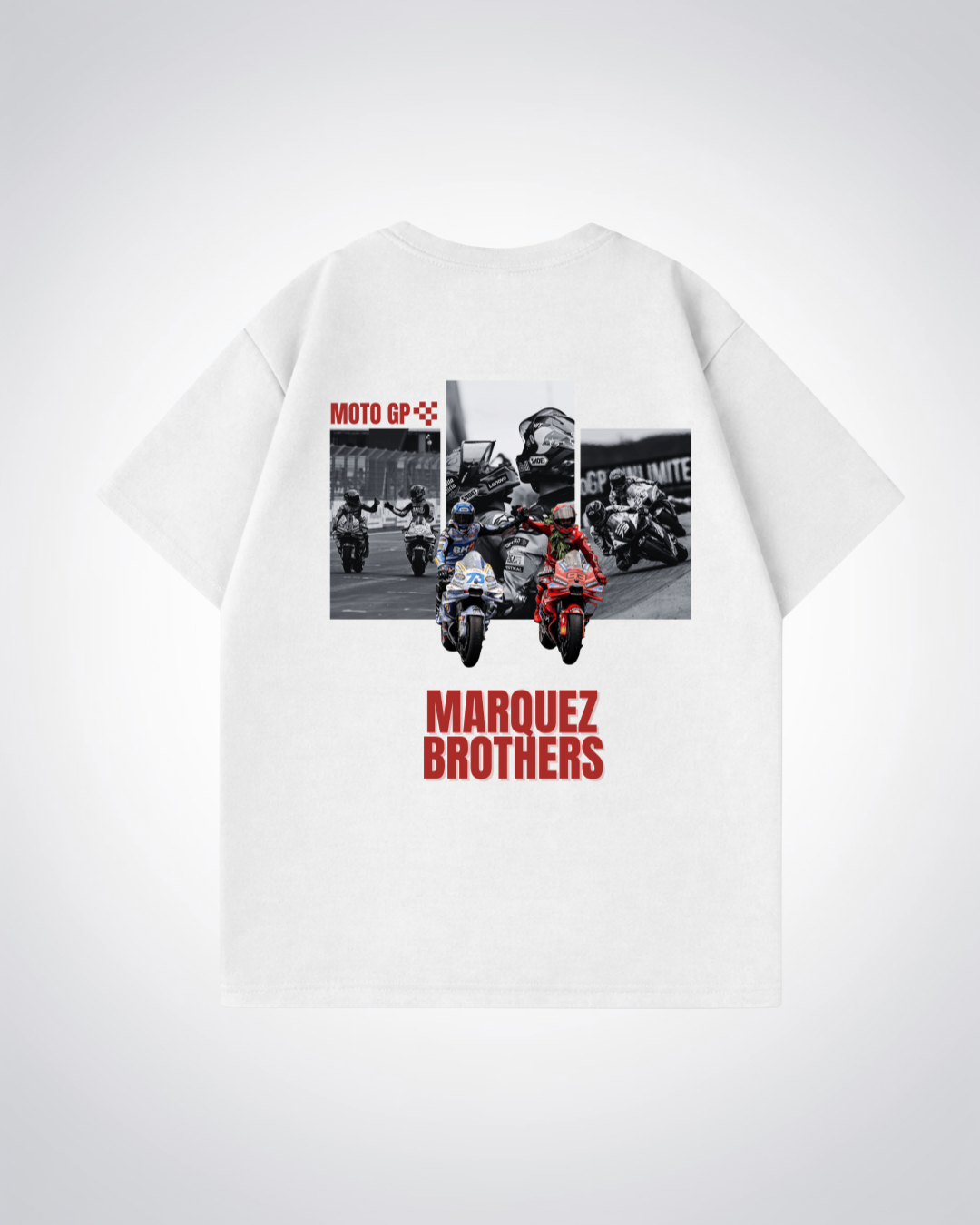 Marquez Brothers Oversized Shirt - White Back (Designed)