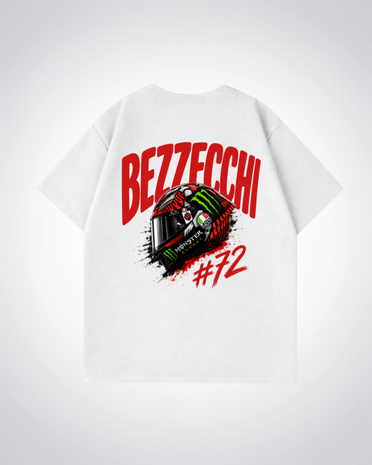 Bezzecchi Helmet Oversized Shirt - White Back (Designed)