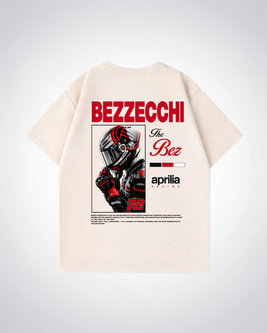 Bezzecchi Oversized Shirt - Beige Back (Designed)