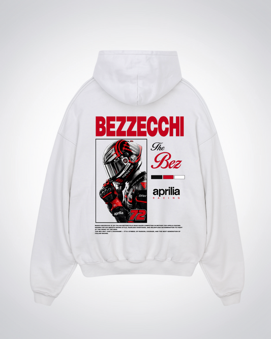 Bezzecchi Oversized Hoodie - White Back (Designed)