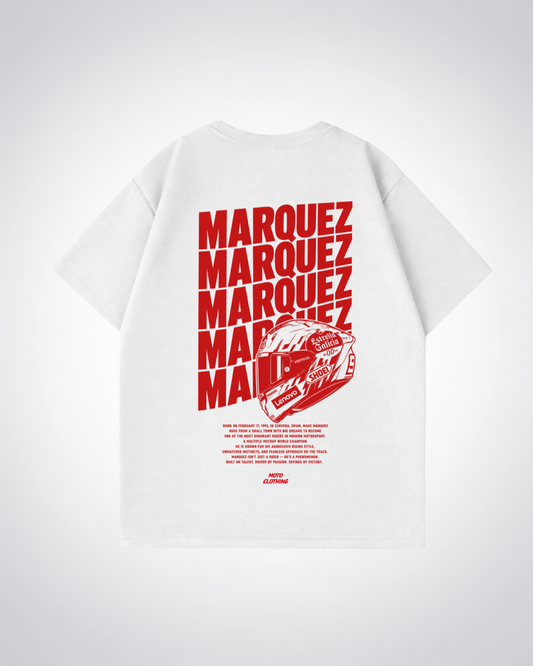 Marquez Oversized Shirt - White Back (Designed)