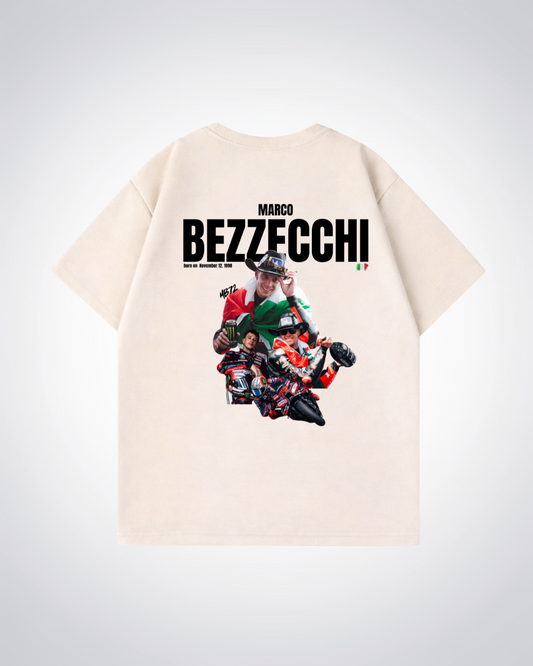 Bezzecchi Oversized Shirt - Beige Back (Designed)