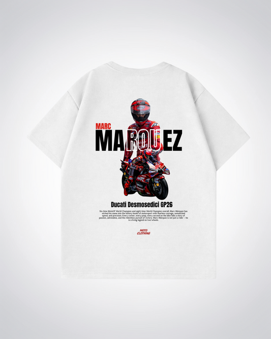 Marquez Oversized Shirt - White Back (Designed)