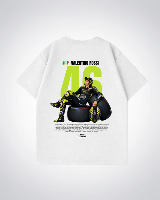Rossi 46 Oversized Shirt - White Back (Designed)