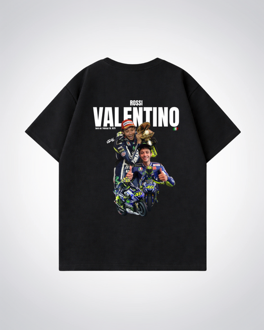 Valentino Rossi Oversized Shirt - Black Back (Designed)