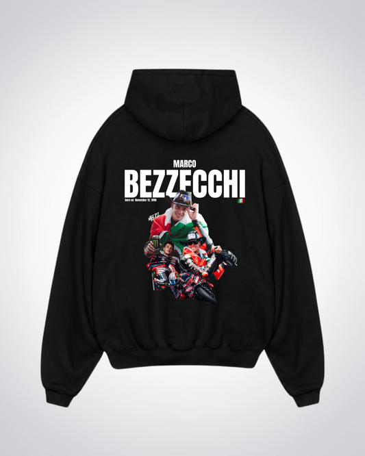 Bezzecchi Oversized Hoodie - Black Back (Designed)