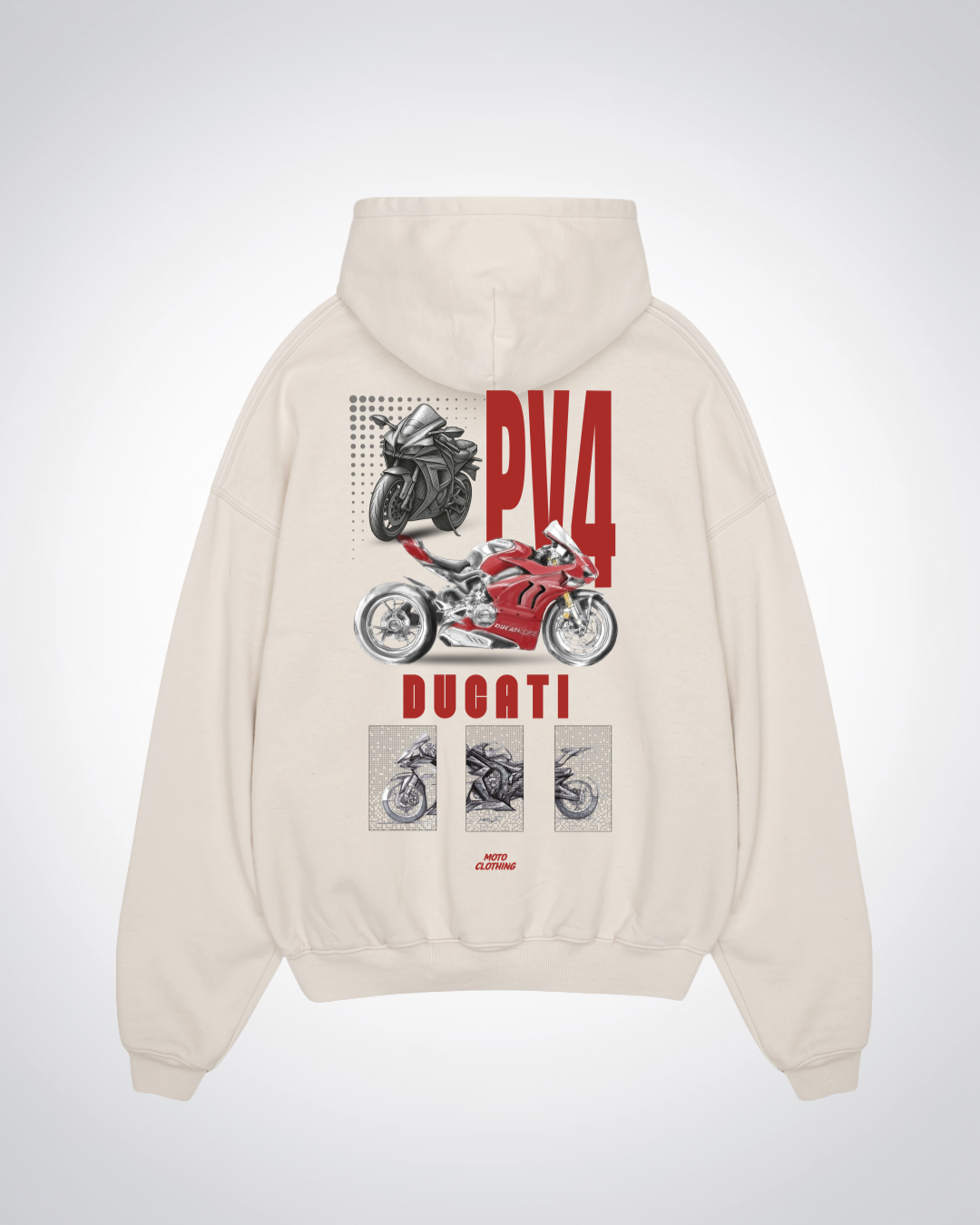 PV4 hoodie - Beige Back (Designed)