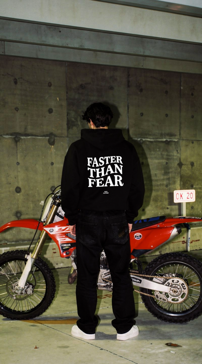 Faster than Fear Oversized Hoodie